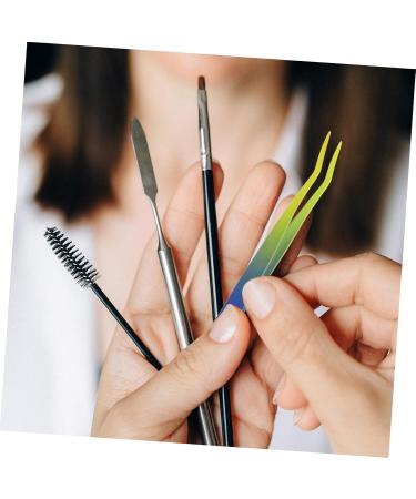 Minkissy 2 in 1 Eyebrow Tweezer & Eyelash Clip Tool - Pink Scissors for Eyebrow Grooming & False Lashes - Precision Steel Hair Puller - Buy Online on GoSupps.com