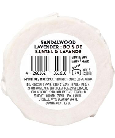 Fendrihan Shaving Soap for Men - Sandalwood & Lavender (50g) | Made in Germany - Premium Quality Shaving Supplies - Buy Online on GoSupps.com