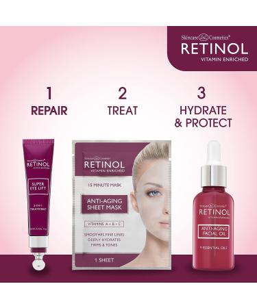Retinol Super Eye Lift: 3-in-1 Treatment for Dark Circles, Wrinkles, and Puffy Eyes - Buy Online on GoSupps.com