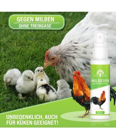 Adema Natural Milbexin for Chickens - Mite Spray for Poultry & Birds - 100ml - Effective Mite Treatment & Supplement - Buy Online on GoSupps.com