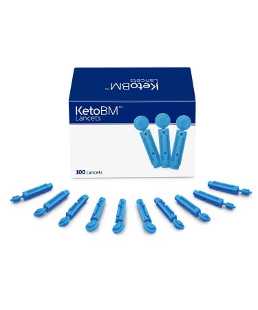 KetoBM Lancets - Pack of 100 Lancets (100pc) 100 Count (Pack of 1)