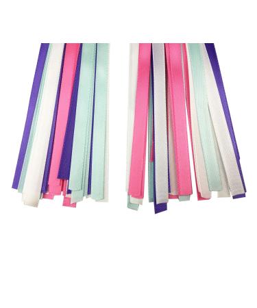 PLATT Kids Bicycle Handlebar Streamers | Colorful Tassel Ribbons for Girls Boys Bike/Scooter Handgrip - Purple 1 Pair - Buy Online on GoSupps.com