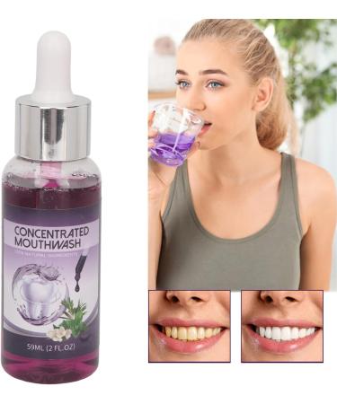 59 ml Concentrated Mouthwash for Oral Care | Whitening Fresh Breath & Space Removal | Unisex Mint Flavor - Buy Online on GoSupps.com