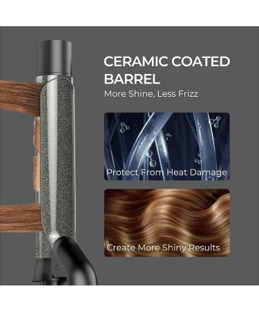 TYMO Curling Iron Set with 3 Barrels, Instant Heat Up, 5-Temps (Up to 430F), Intelligent Temp Control - Dual Voltage Hair Curler for All Hair Types - Black - Buy Online on GoSupps.com