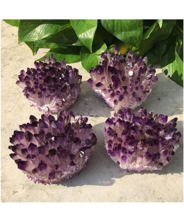 Collection Natural Crystals Quartz Amethust Cluster Freeform Energy Reiki Stones Room Home Office Aquarium Decoration Accessories Gemstone (Size : 400-450g) - Buy Online on GoSupps.com