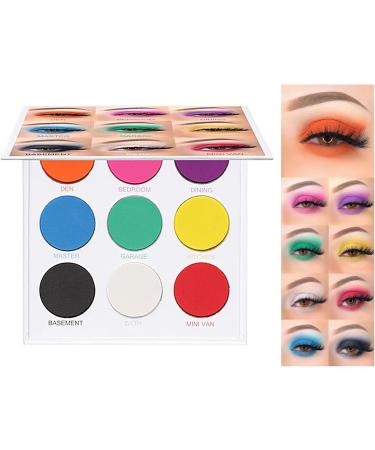 Eyeshadow Palette - 9-Color Eye Makeup Pallet - Blendable Long-lasting Highly Pigmented Fine Powder Matte Eye Shadow for Women Hersil - Buy Online on GoSupps.com