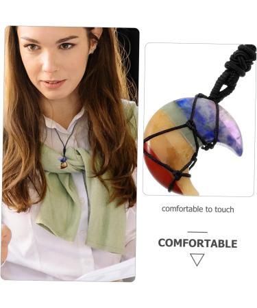 COLLBATH Net Pocket Crystal Necklace Necklaces Crystal Pendant Simple Jewelry Miss Crystal Stone Collar - Buy Online on GoSupps.com