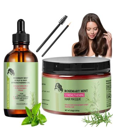 Rosemary Hair Mask Rosemary Oil for Hair Rosemary Oil for Hair Rosemary Oil Hair Growth Rosemary Oil Hair Strengthening Hair Mask Rosemary Mint Strengthening Edge Gel for Healthy Hair Growth