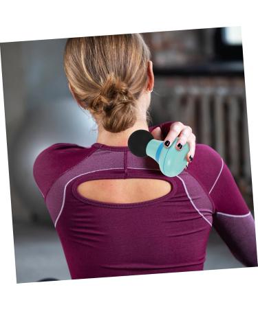 Beavorty Mini Electric Deep Massage Device - Pocket-Sized Back Massager for Home & Travel | 11.5x7.5cm Blue - Buy Online on GoSupps.com
