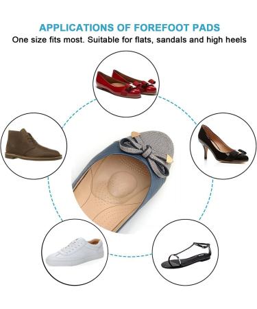 2 Pairs Dr. Foot Ball of Foot Cushions - Forefoot Support Pain Relief Gel Insoles - Buy Online on GoSupps.com