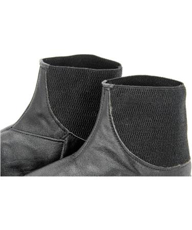 Genuine Halal Leather Khuffain | Sunnah Khuff Diabetic Socks | Mosque Footwear - Size 11 Women/9.5 Men Black - Buy Online on GoSupps.com