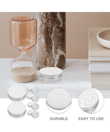 Frcolor 10-pack Aluminum Round Canisters for Dogs - Metal Tea Tin with Hollow Thread Fragrance Pearl Container & Odor Training Holder - Silver 2.6x6.8cm - Buy Online on GoSupps.com