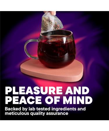 Deviant Blends Libido Booster for Women Aphrodisiac Tea for Adults Ashwaganda Epimedium Fenugreek Butterfly Pea Flower and Hibiscus Tea Sugar Free & Gluten Free 14 Servings - Buy Online on GoSupps.com
