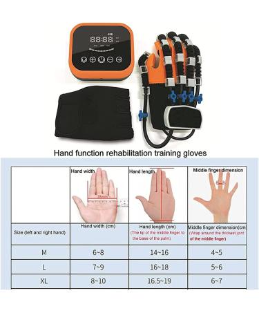 Electric Finger Hand Training Device Rehabilitation Robot Gloves Stroke Hemiplegia Rehabilitation Training Equipment for Training Finger Flexion Correction.(Right) (M) - Buy Online on GoSupps.com