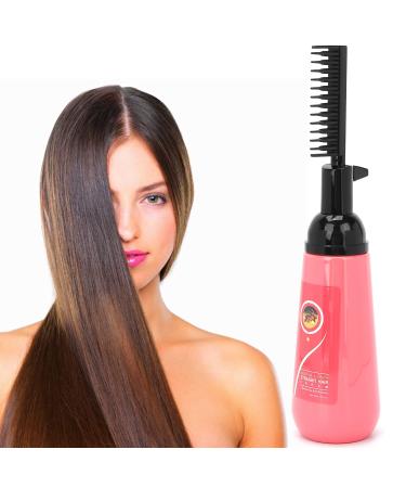 Hair Straight Cream with Comb Clip-Free Pull-Free No Styling Required Professional Hair Straightening Cream Smoothing Softening Nourishing Hair for Dry Hair 150ml