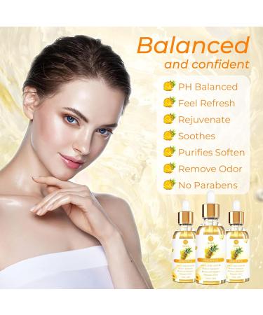 Buy 2 Packs Organic Yoni Oil for Women - Natural Vaginal Moisturizer & Deodorant | pH Balance Odor Relief Ingrown Hair Soothing with Pineapple Oil | 100% Natural 1 fl oz - Buy Online on GoSupps.com