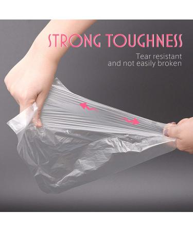 Milists Disposable Transparent Plastic Boot Covers - 100 Pieces for Paraffin Wax Therapy & Spa Treatments - Buy Online on GoSupps.com
