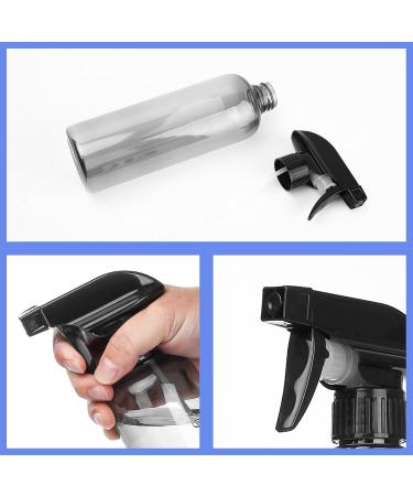 Buy 3 StK 500ml Black Spray Bottle - Hairdressing Plant & Water Atomizer - Durable & Versatile Empty Pump Spray Bottle - Buy Online on GoSupps.com