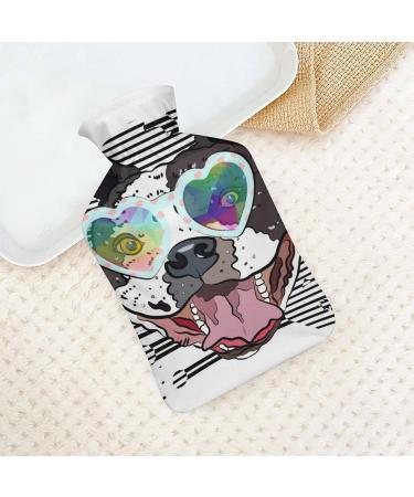 Buy Bulldog Hot Water Bottle with Plush Cover | Hand Warmer for Adults & Kids | 26.5x15.3cm | Fast International Shipping - Buy Online on GoSupps.com