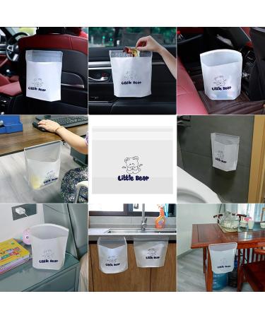 Garbage Bag for Car Adhesive Waterproof Leakproof Garbage Bag | Bear Pattern Trash Bag for Kitchen Bedroom Stand-up Vomit Bag for Camping Travel Azsul - Buy Online on GoSupps.com
