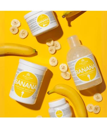 Kallos Fortifying Hair Mask Banana 1 L - Buy Online on GoSupps.com