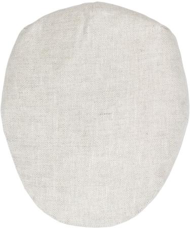 BOTVELA Men Linen Newsboy Hat 7 1/4 - 7 3/8 Herringbone Beige | Summer Ivy Cap - Buy Online on GoSupps.com
