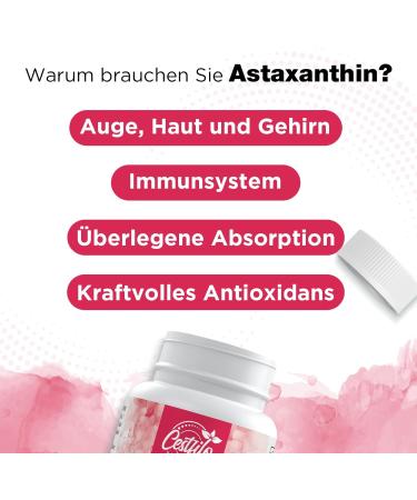 Cestfilo Liposomal Astaxanthin 24mg - Maximum Absorption Antioxidants Gluten-Free Non-GMO | 360 Capsules (6-Pack) - Shop Internationally - Buy Online on GoSupps.com