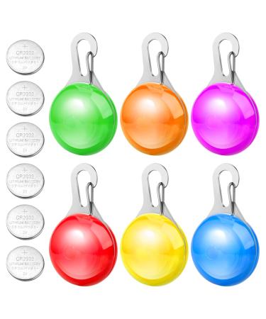 Faburo 6pcs Dog Light Pendant Safety Clip-On LED Light 3 Flashing Modes - Buy Online on GoSupps.com