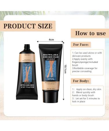 UZYXC Leg Magic leg cream with full coverage waterproof ideal for varicose veins breathable and comfortable natural effect without stains - Buy Online on GoSupps.com