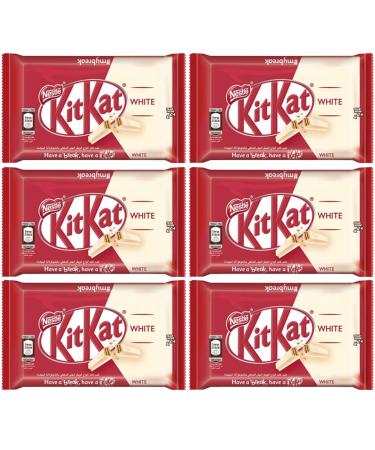 White Chocolate Bundle With Kit Kat 4 Finger White Chocolate Bar 41.5g (6 pack)