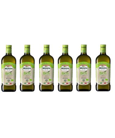 Monini Monini Bio Natives Extra Virgin Olive Oil 750 ml (Pack of 6)