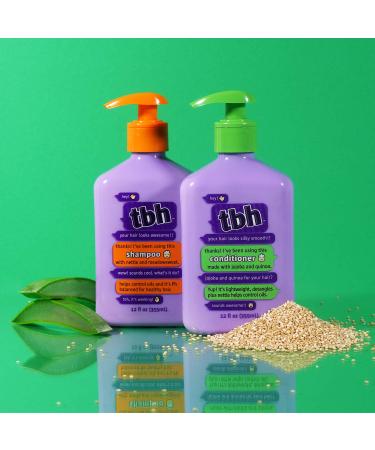 TBH Teen & Kids Conditioner - Lightweight Hydrating Hair Conditioner for All Hair Types - Sulfate & Paraben Free - 12 oz - Buy Online on GoSupps.com