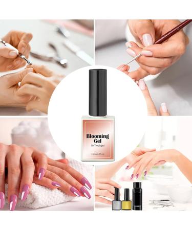 Clear Gel - 15ml Versatile design compatibility Clear Blossom Gel ClearBlooming Gel Nail Polish | Floral gel with spreading effects for girls moms girlfriends women and - Buy Online on GoSupps.com