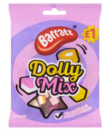 Barratts Sweets 12 Bags (Barrats Dolly Mixture 12 x150g) - Buy Online on GoSupps.com