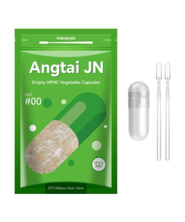 Empty vegan capsules antaijn empty sacules 00 (500 pieces) empty capsules for filling with 2 microl openings DIY capsule sleeves for the capsule filler size 00 500 pieces - Buy Online on GoSupps.com