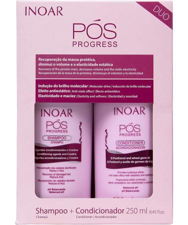 Inoar Duo POS Progress Kit Shampoo and Conditioner 250 ml - Buy Online on GoSupps.com