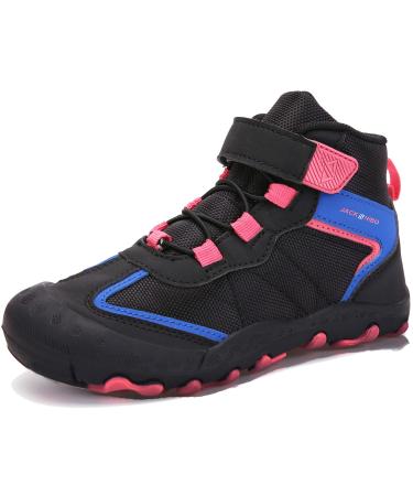 SUYSTEX hiking shoes children boys girls children's shoes with quick release 24-35 EU 24 EU 2 Black Pink
