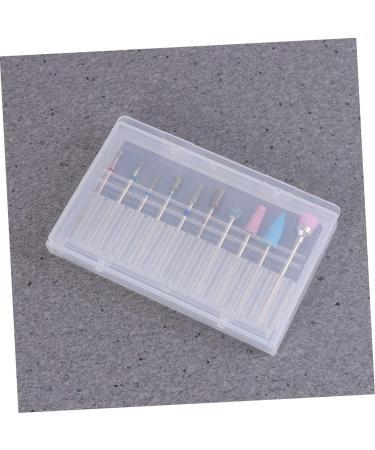 nail nail art kit polisher tool Tungsten steel drill set alloy grinding head manicure kit nail drill manicure set dedicated nails drill bits clean nail grinding head drill - Buy Online on GoSupps.com