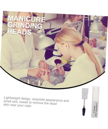 Housoutil 1pc Nail Polisher Tungsten Steel Plastic White Nail Supplies - Buy Online on GoSupps.com