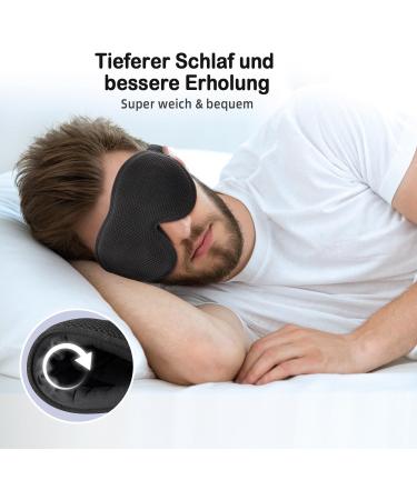 Shop Onaez 3D Mesh Sleep Mask - Breathable Comfort Eye Mask for Men & Women | Blackout Sleeping Glasses for Travel & Yoga - Buy Online on GoSupps.com