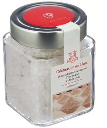 Peugeot Germany-370g Crystals Spice Cube-White Coarse Salt Germany, 370g, Clear