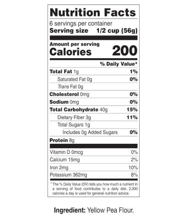 Veggipasta Penne 12 oz (Pack of 12) - Gluten Free Pea Pasta - Plant Based & Non GMO - Buy Online on GoSupps.com
