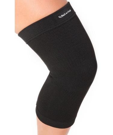 Back on Track Unisex Physio Knee Brace - 4-Way Stretch Welltex Support for Running Sports & Recovery - Medium Black - Buy Online on GoSupps.com