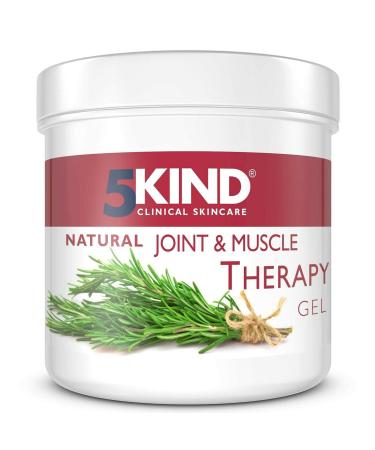 Natural Joint and Muscle Therapy Gel by 5kind Full of Natural Extracts to Help Soothe Muscle Knee Joint Hand Back -Large 300ml Tub