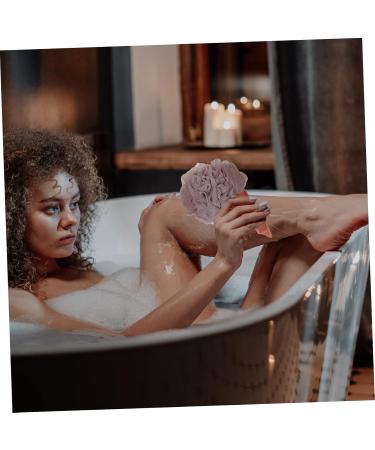 Buy Housoutil Bath Ball Scrubber & Shower Puff | Durable Body Scrubbers in Assorted Colors for Spa & Bath - Buy Online on GoSupps.com