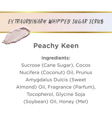 LaLicious Peachy Keen Extraordinary Whipped Sugar Scrub - Limited Edition Exfoliating Body Scrub with Creamy Peach & Jasmine Petals for Spring (16oz) - Buy Online on GoSupps.com