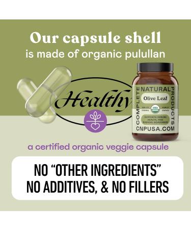 Complete Natural Products Organic Olive Leaf Capsules - 550mg, 100 Count, 1100mg per Serving 100 Count (Pack of 1) - Buy Online on GoSupps.com