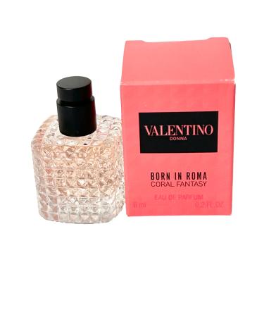 Valentino Donna Born In Roma Coral Fantasy MINI Women Perfume Splash Dabber 6 ml / 0.2 Fl Oz Travel Size