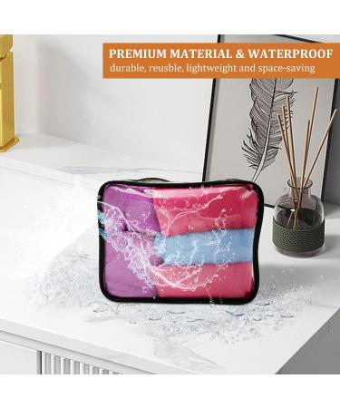 Clear Plastic Empty Squeeze Bottles 18 Pack 3.4oz/100ml with Flip Cap, TSA Approved Toiletry Bag - 4 Pack Small Cosmetic Bag - Set of 22 - Buy Online on GoSupps.com