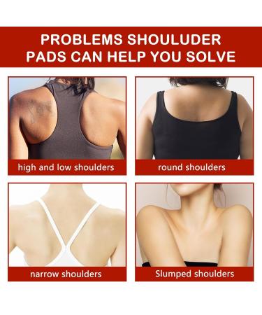 4 PCS Soft Anti-Slip Shoulder Pads Invisible Breathable Silicone Shoulder Pad Sticky Pad for Shoulder Slip Height Enhancer Three-Dimensional Shoulder Pad (4 PCS Soft Anti-Slip Silicone Shoulder Pads for Women Silicone Shoulder Pad Sticky Pad Invisible Bre - Buy Online on GoSupps.com